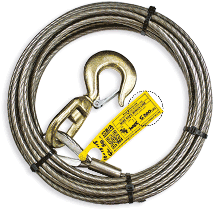 Wire Rope WLL tag